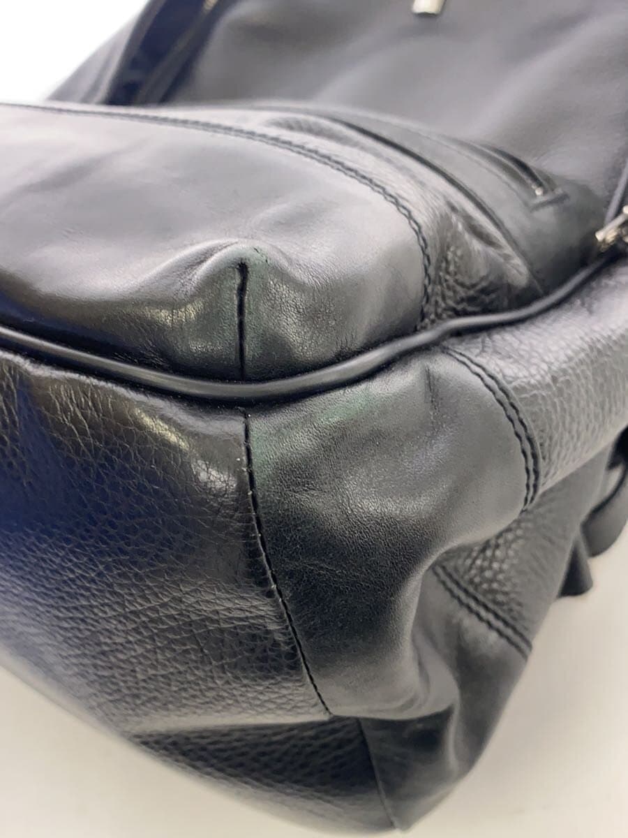 Other brand GIUDI backpack leather BLK plain 7