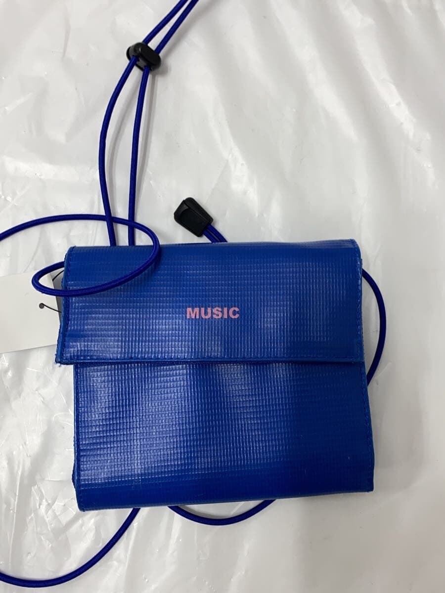 Other Brand 1 2 HALF Shoulder Wallet Leather Blue Blue Solid 3