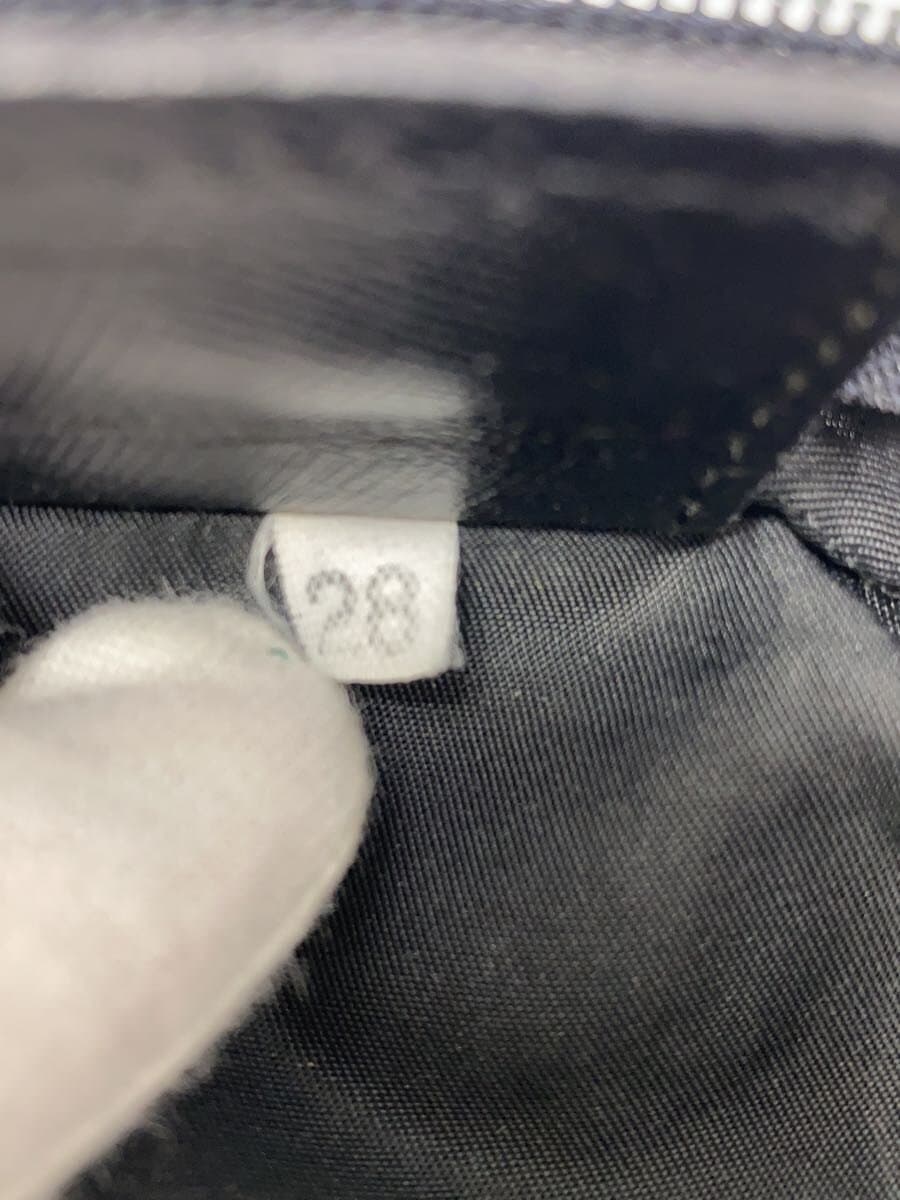 PRADA Tote Bag Triangle Plate Nylon Black Black Solid 7