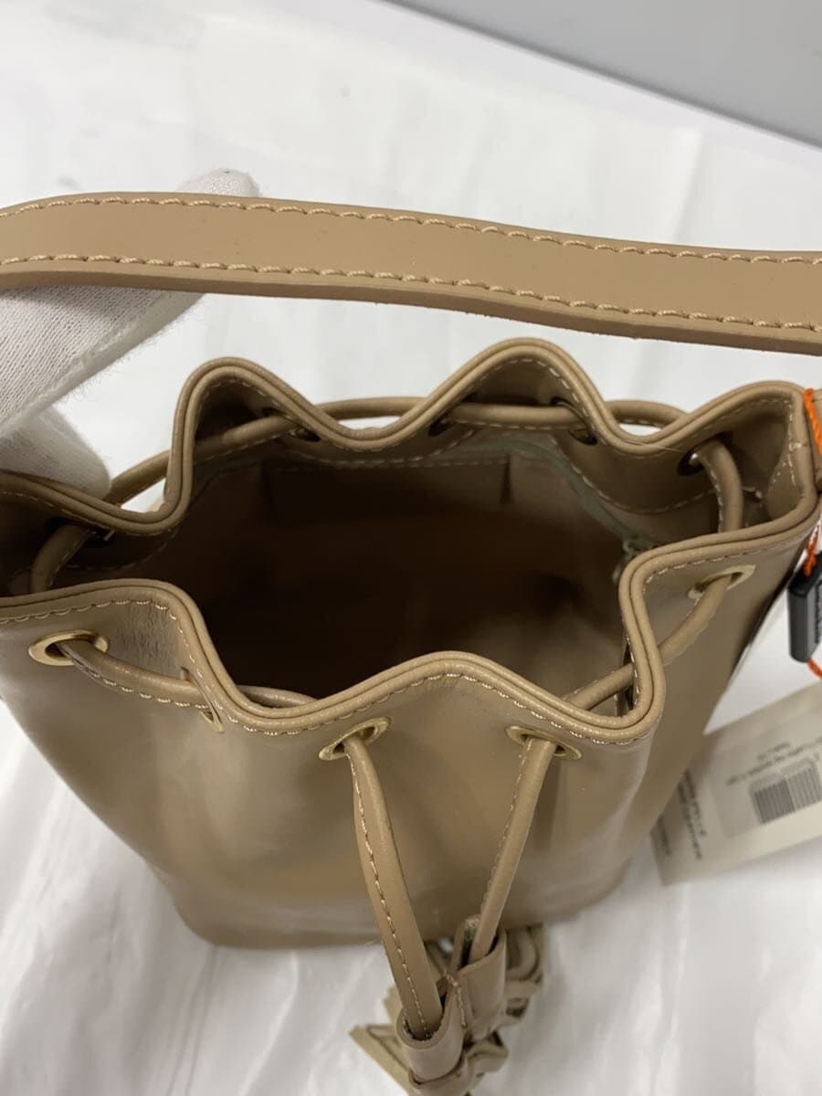 andrea cardone Shoulder Bag Leather BEG Beige Solid 3