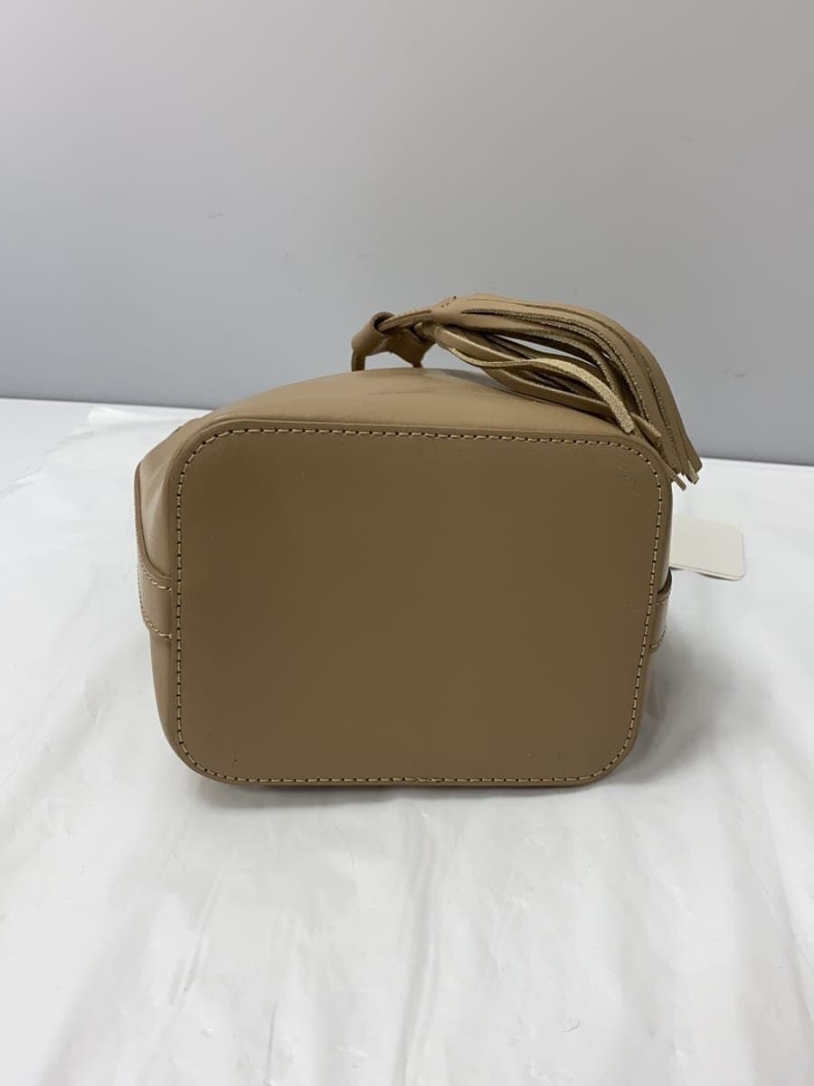 andrea cardone Shoulder Bag Leather BEG Beige Solid 5
