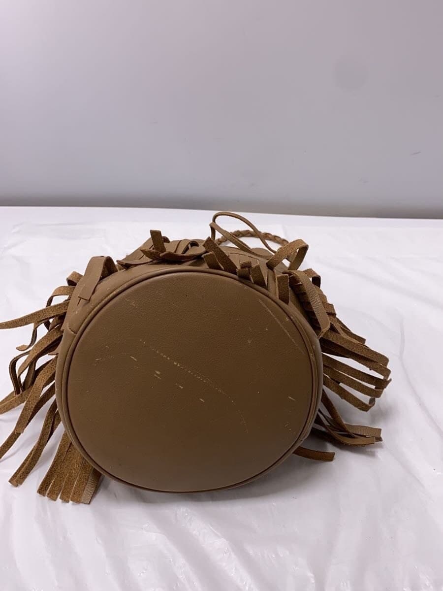 J&M DAVIDSON Scuff With Scratches Shoulder Bag Leather Brown Brown CARNIVAL 4