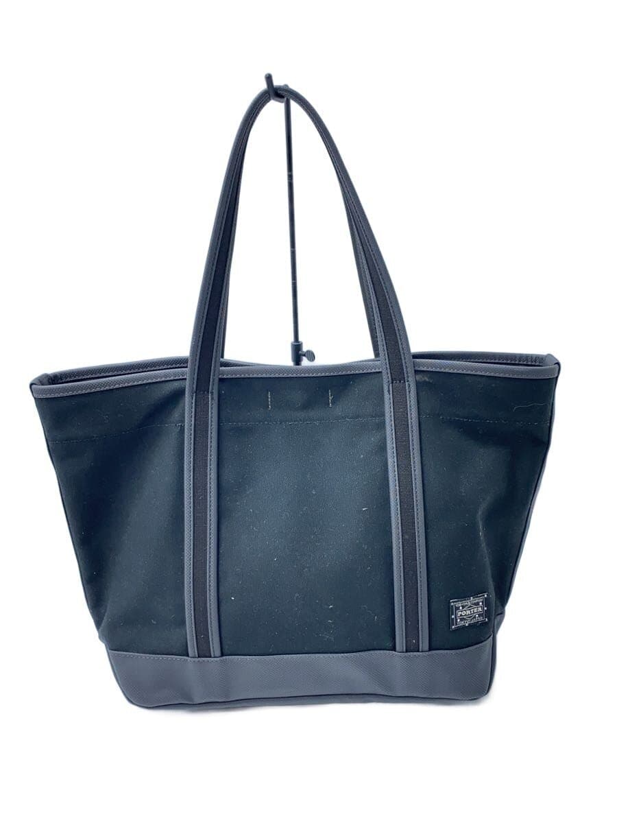 PORTER GIRL Yoshida Kaban Tote Bag Cotton BLK Black Black Solid