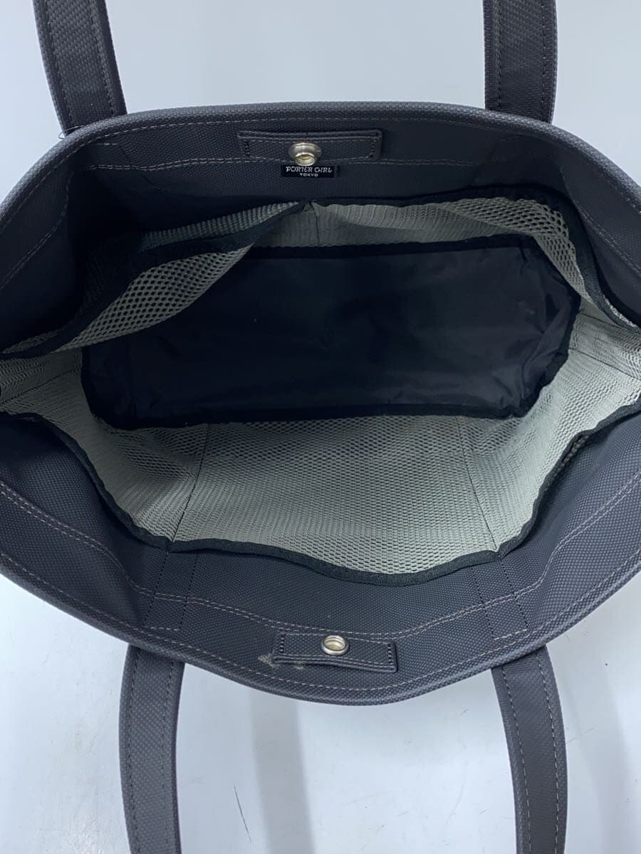 PORTER GIRL Yoshida Kaban Tote Bag Cotton BLK Black Black Solid 6