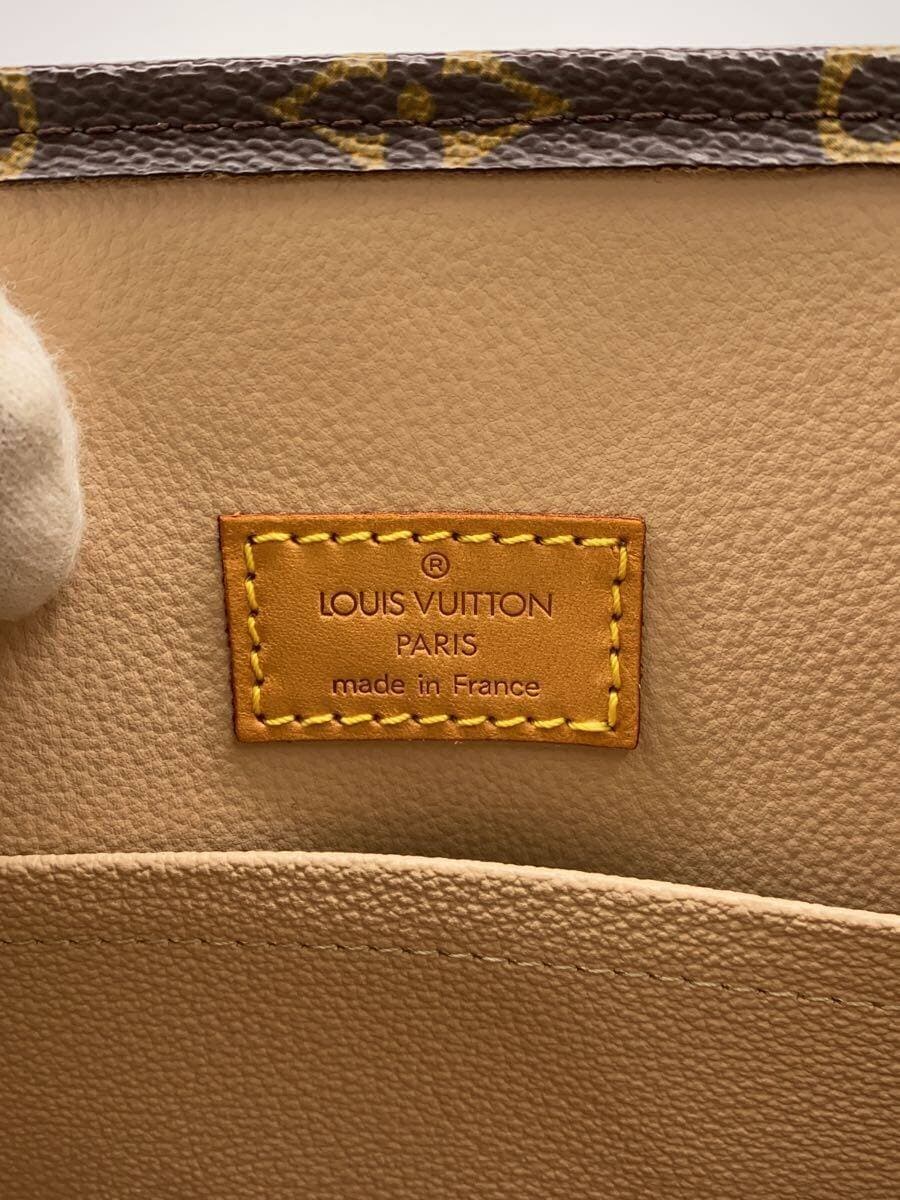 LOUIS VUITTON1)Sack Pla _Monogram Canvas PVC BRW 5