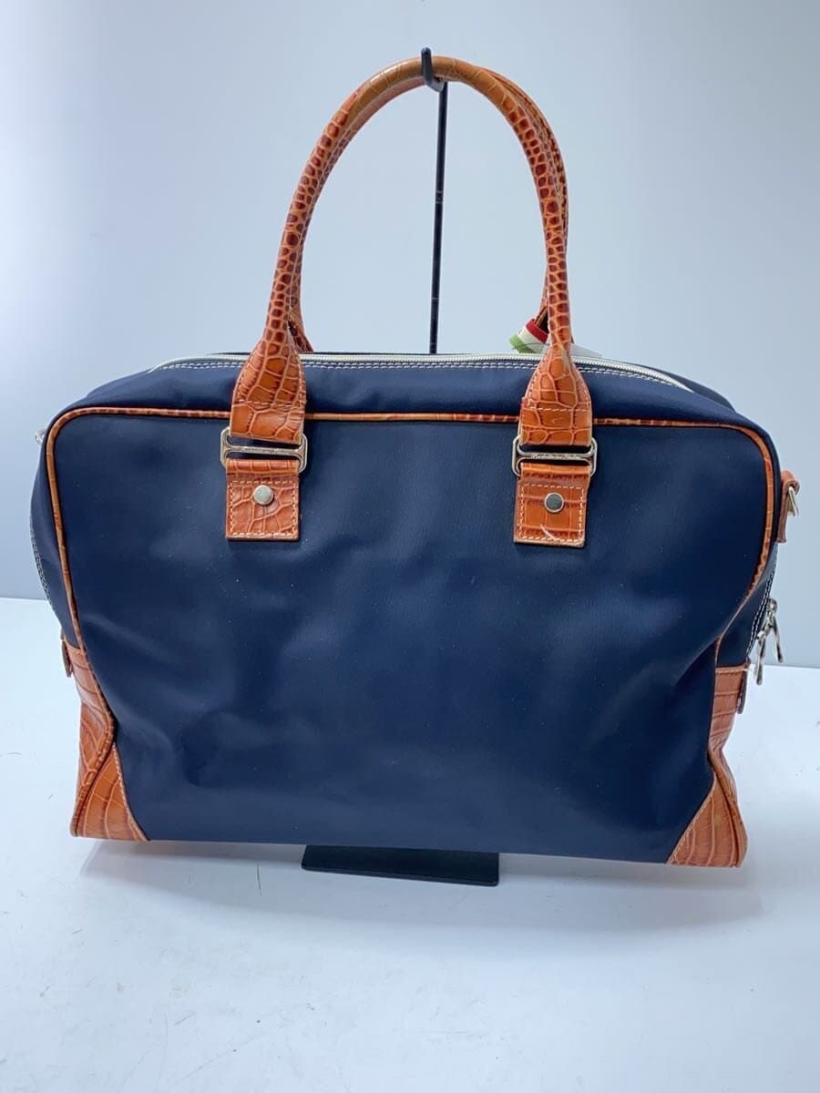 Orobianco Corner Scuff 2-Way Business Bag Bag Nylon NVY Navy Solid 3