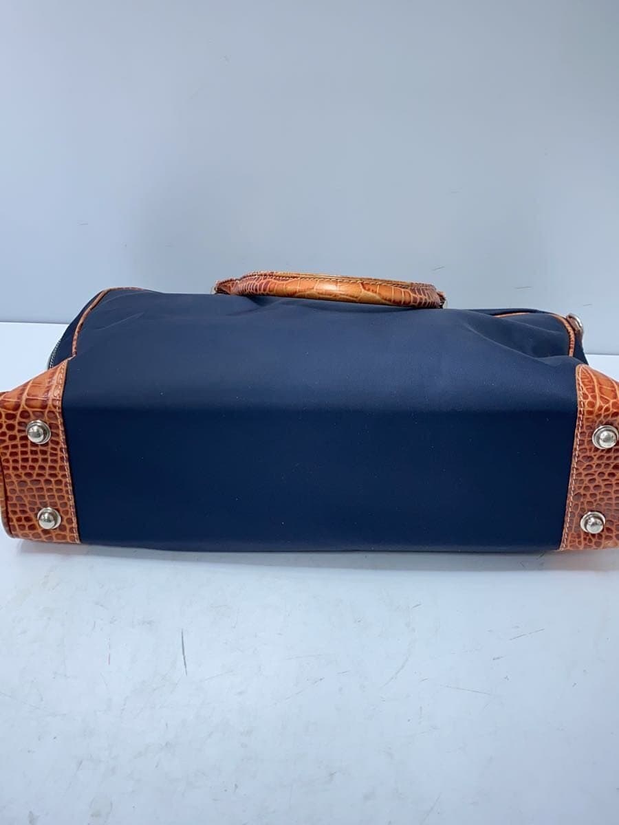 Orobianco Corner Scuff 2-Way Business Bag Bag Nylon NVY Navy Solid 4