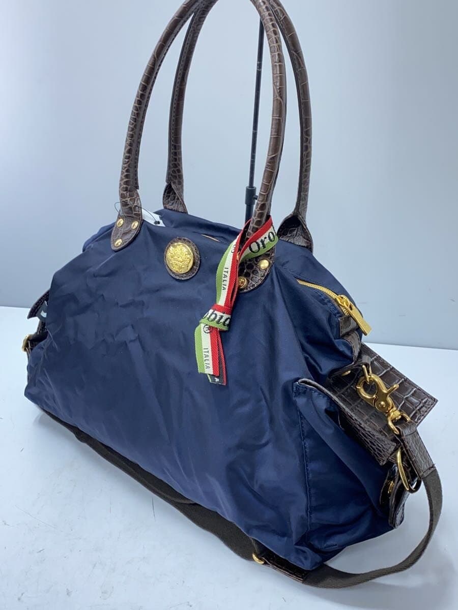Orobianco2-Way Shoulder Bag Nylon NVY Navy Solid 2