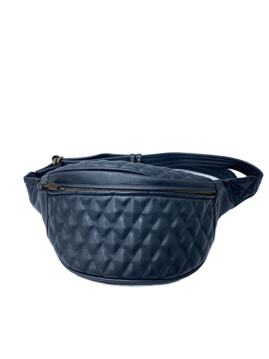 Other Brand DIN MARKET Shoulder Bag Leather Black Solid