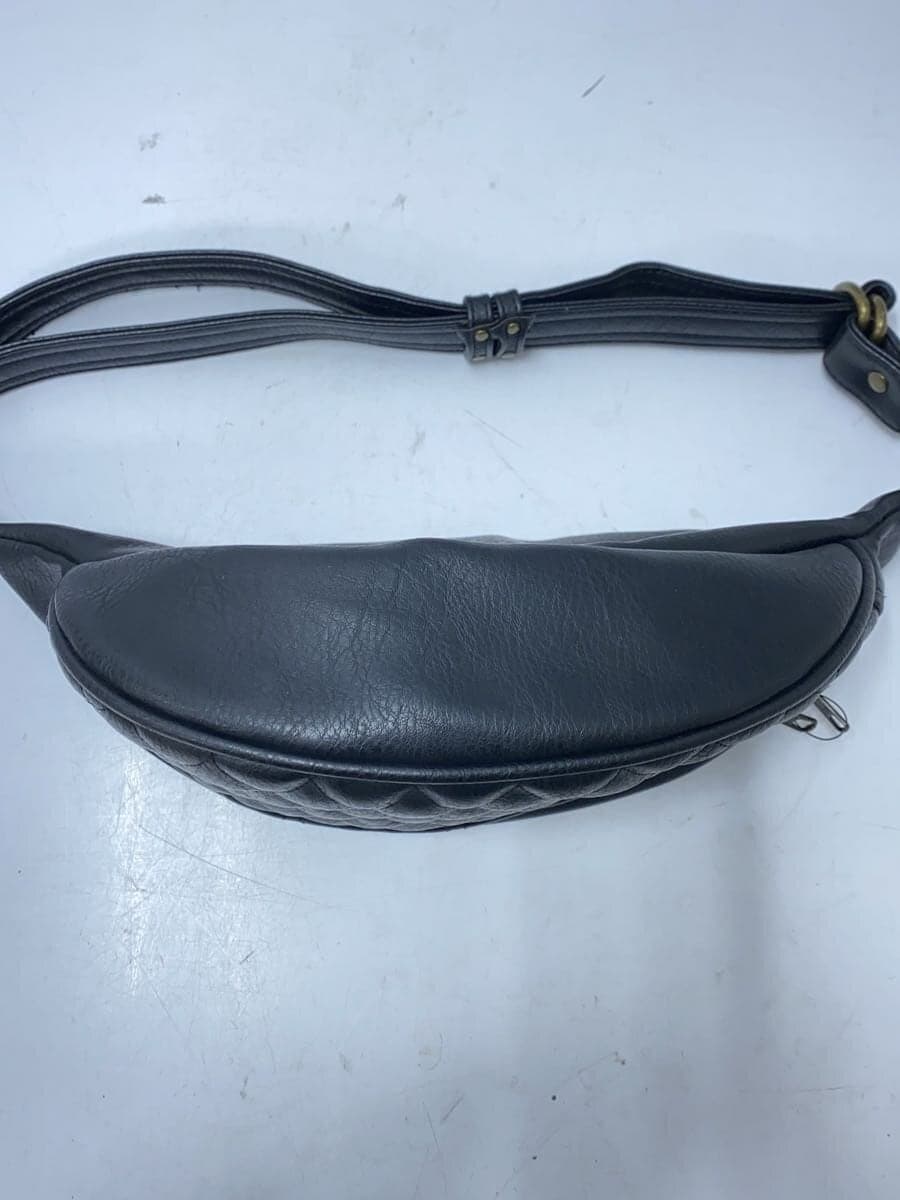 Other Brand DIN MARKET Shoulder Bag Leather Black Solid 4