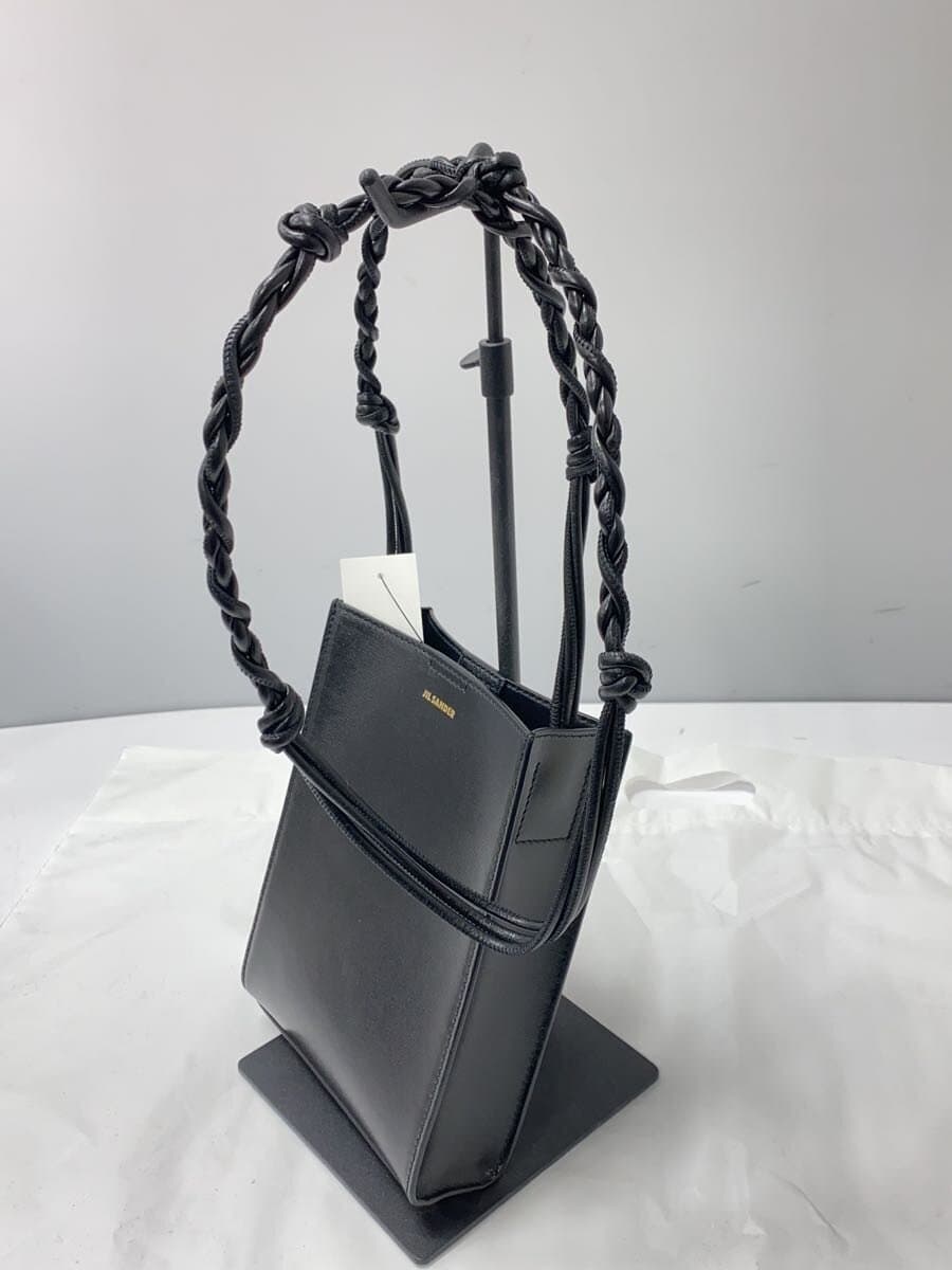 JIL SANDER Shoulder Bag Leather BLK Solid 2