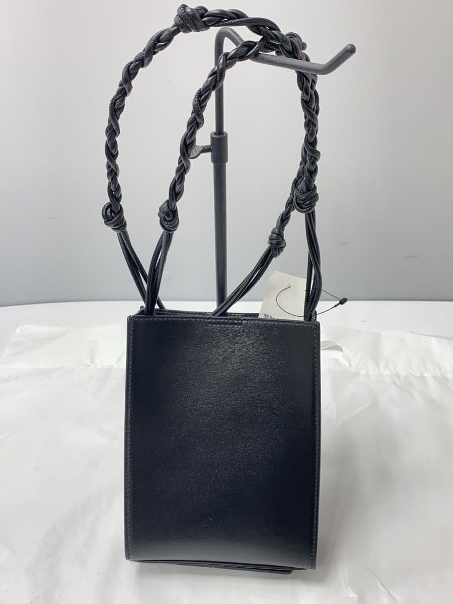 JIL SANDER Shoulder Bag Leather BLK Solid 3