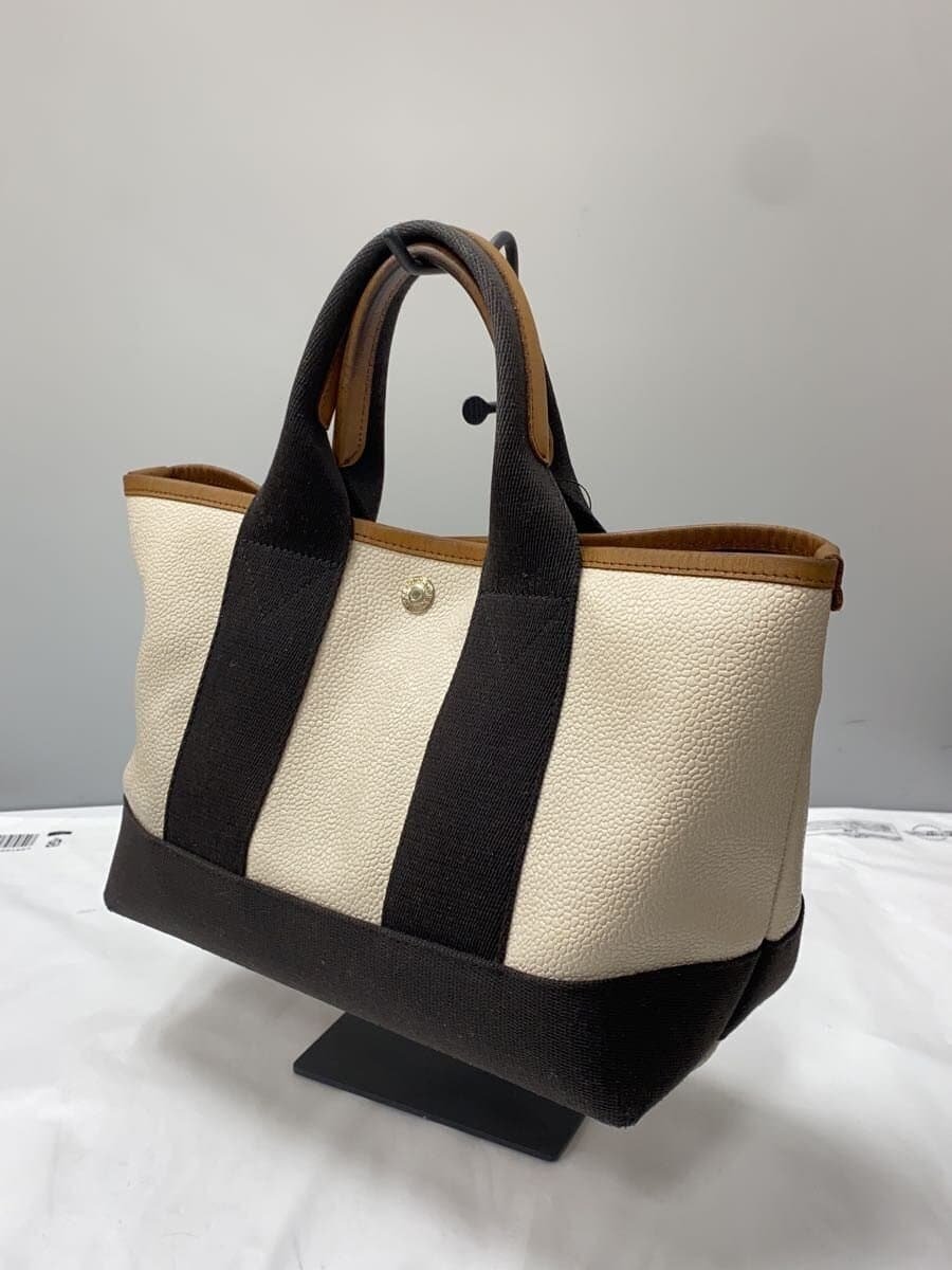 Breath TOPKAPI Scotch Grain Mini Tote Bag Leather BEG Solid 2