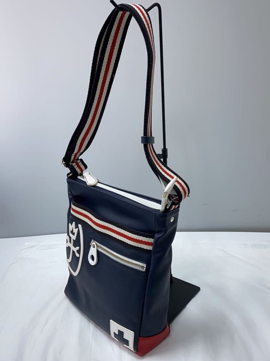 CASTELBAJAC shoulder bag leather NVY navy plain 059114 2