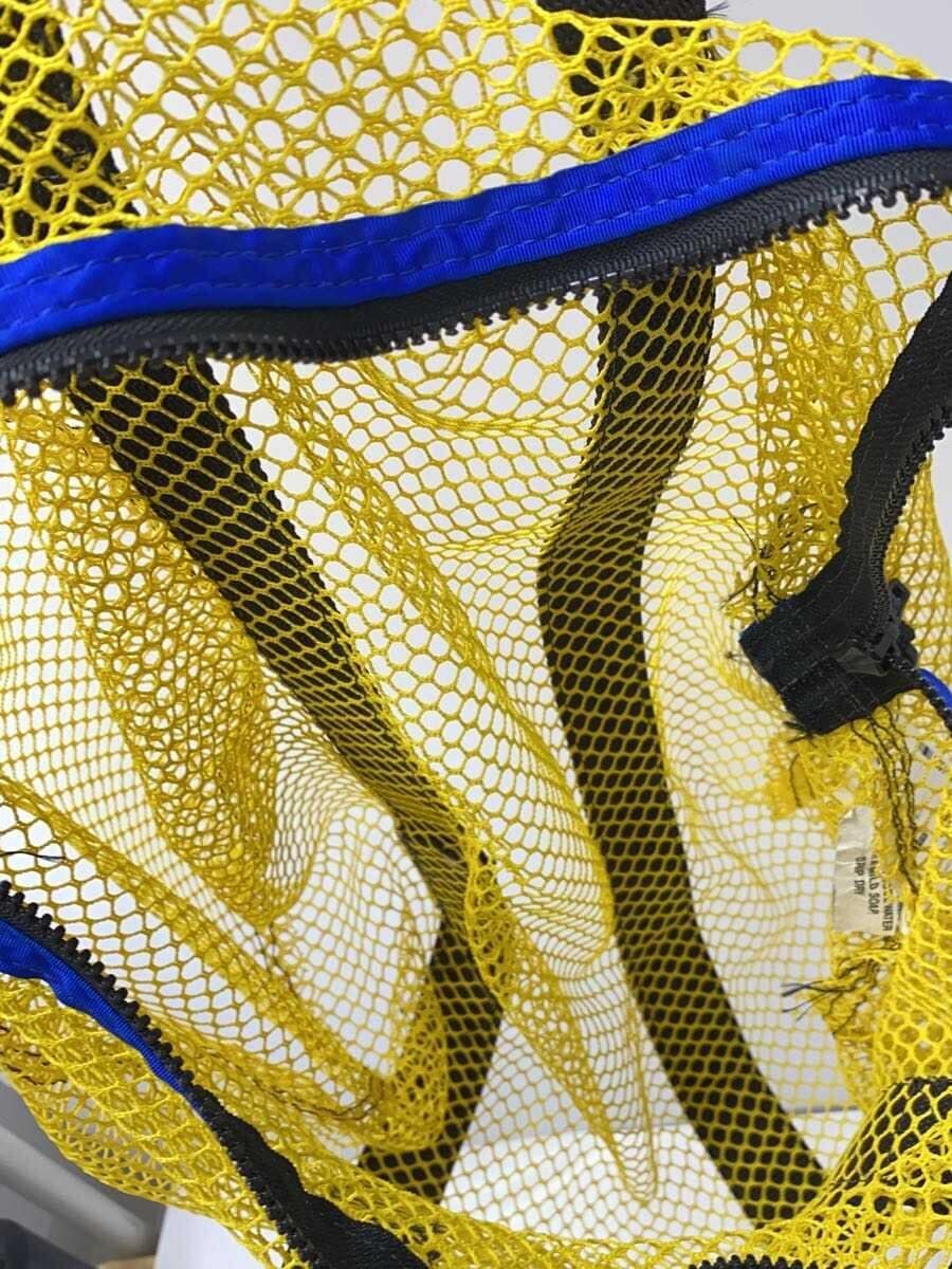 L.L.Bean 80s-90s Mesh Tote Bag Polyester Yellow Plain 6