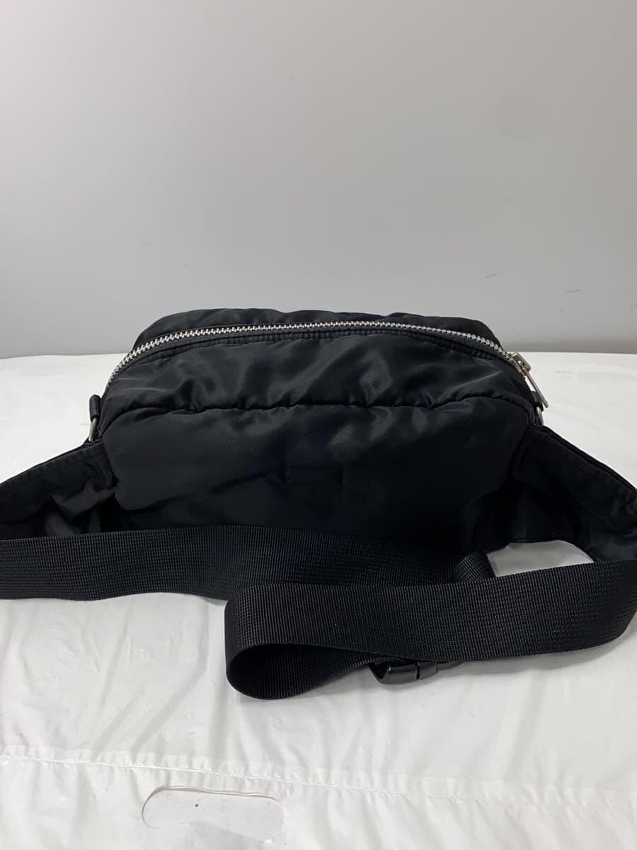 PORTER Waist Bag Nylon Black Plain 3
