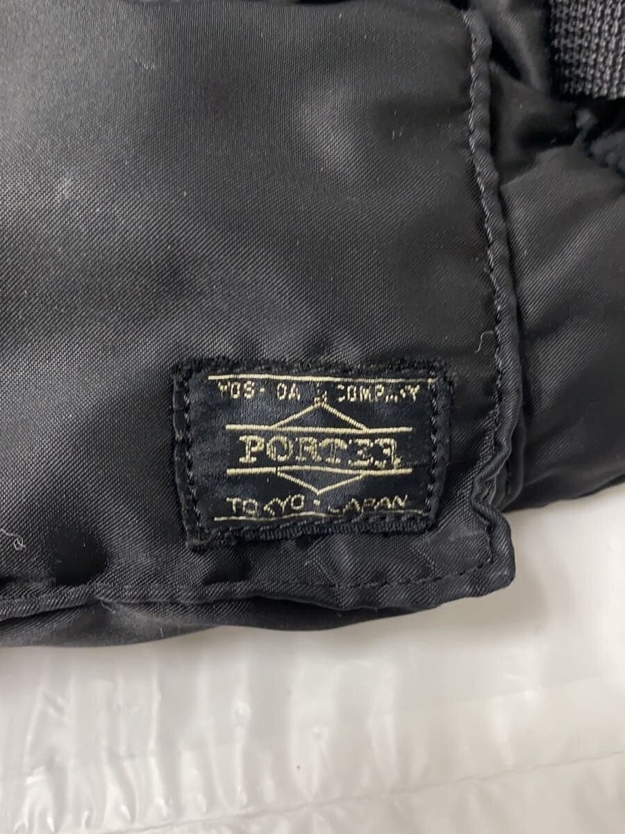 PORTER Waist Bag Nylon Black Plain 5