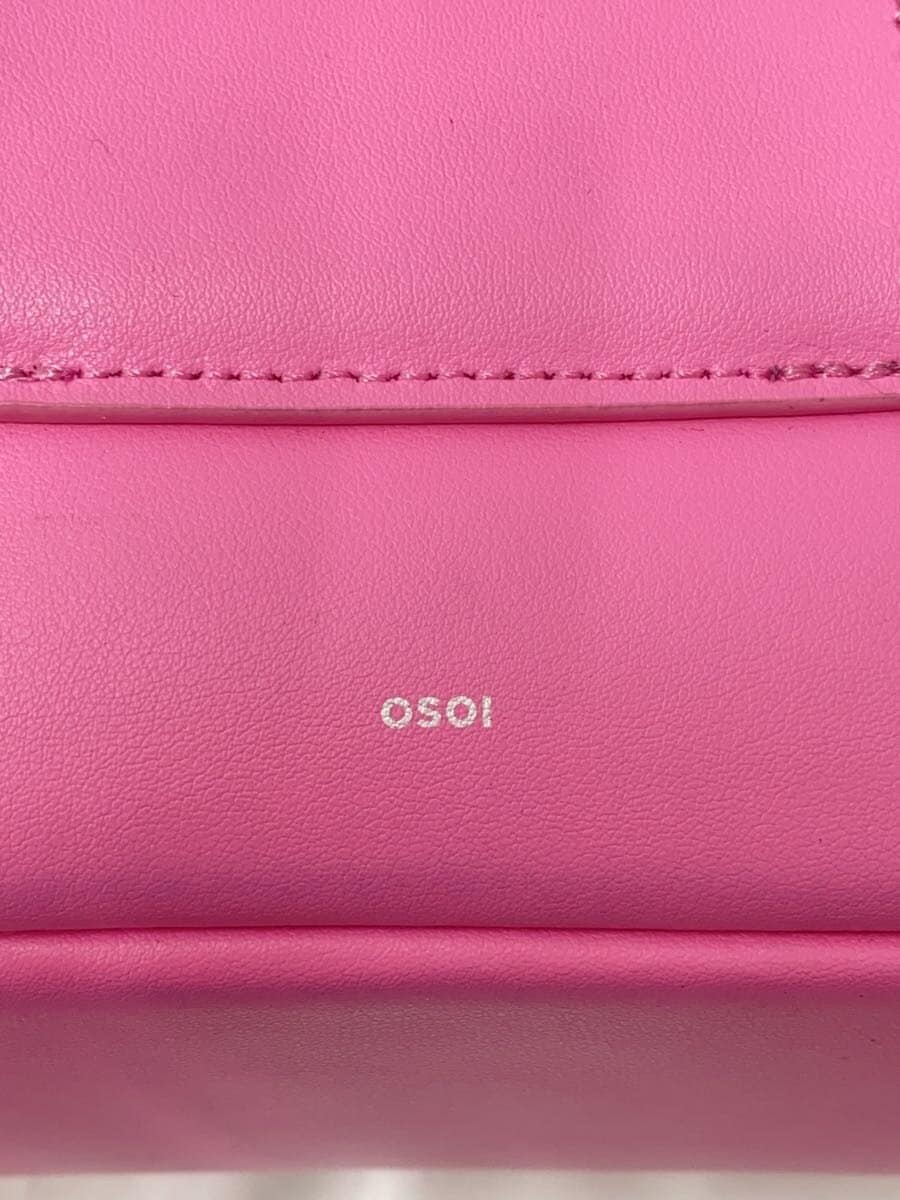 OSOI Shoulder Bag MINI BROT Leather Pink Solid 181-25FW 5