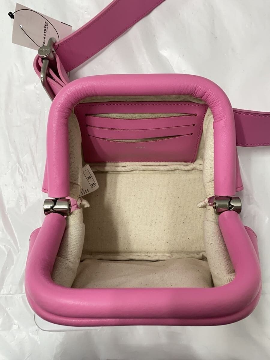 OSOI Shoulder Bag MINI BROT Leather Pink Solid 181-25FW 6
