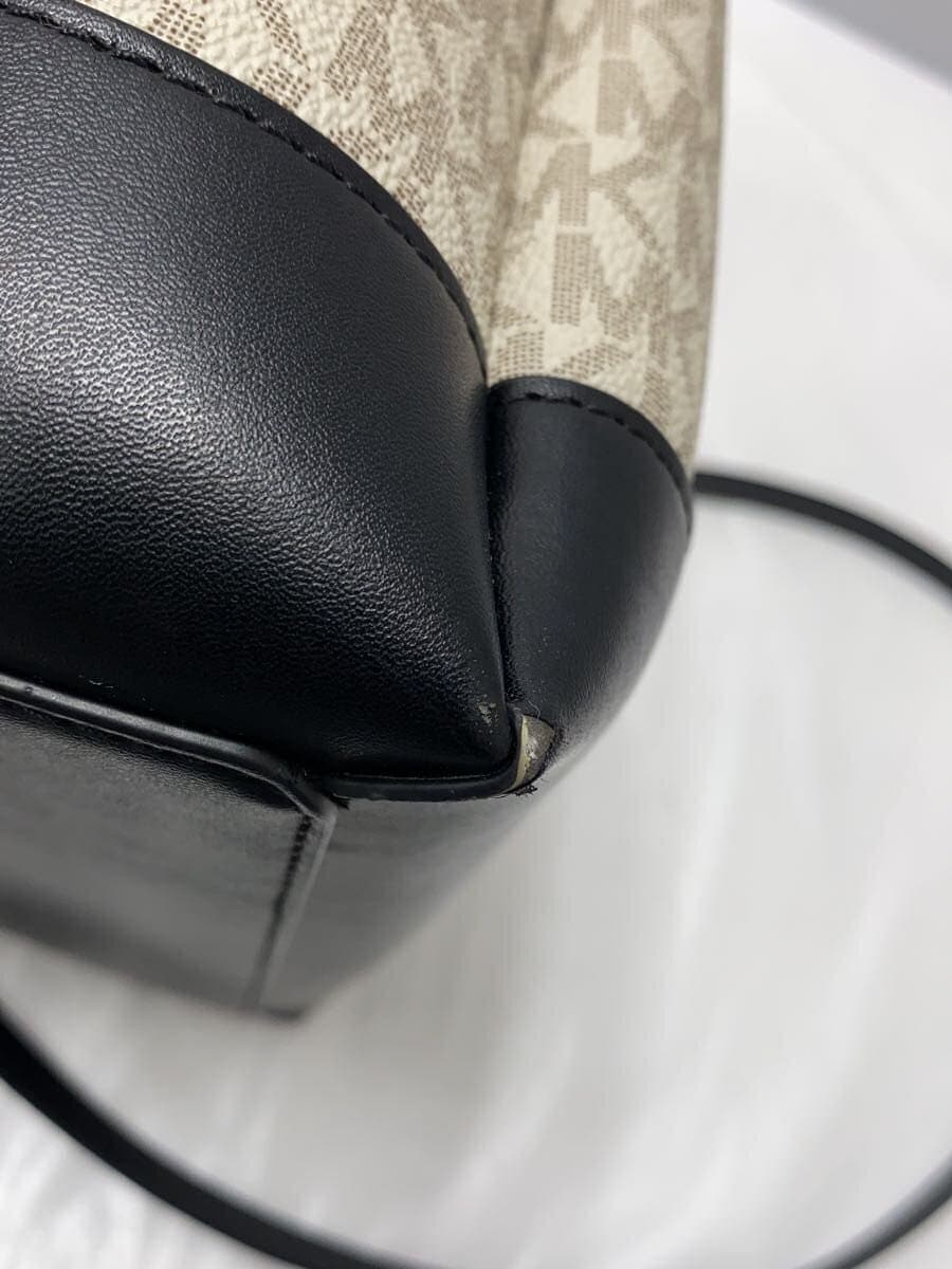 MICHAEL KORS Belted Satchel Small Handbag Leather Beige 35F4G6RS1B 8