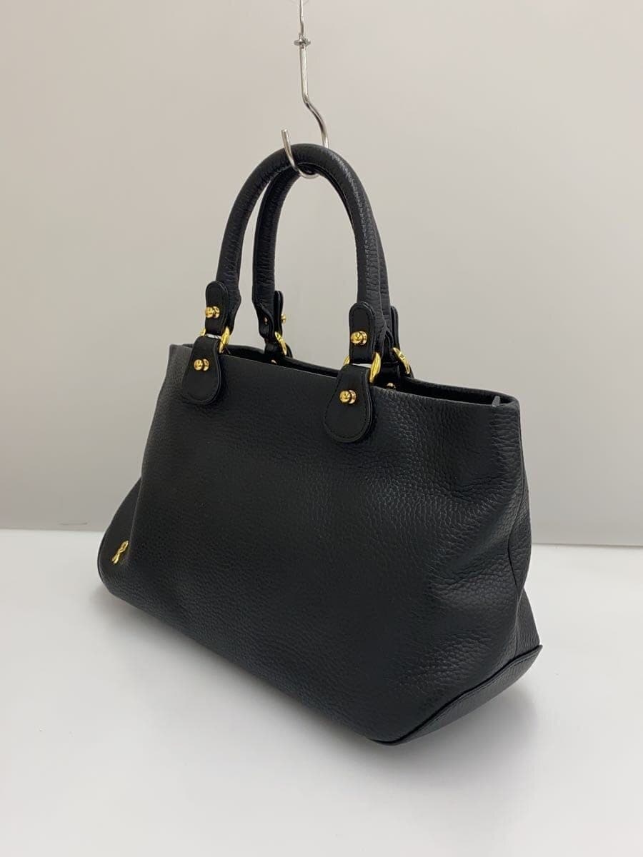 Roberta di Camerino Tote Bag Leather BLK Solid 2