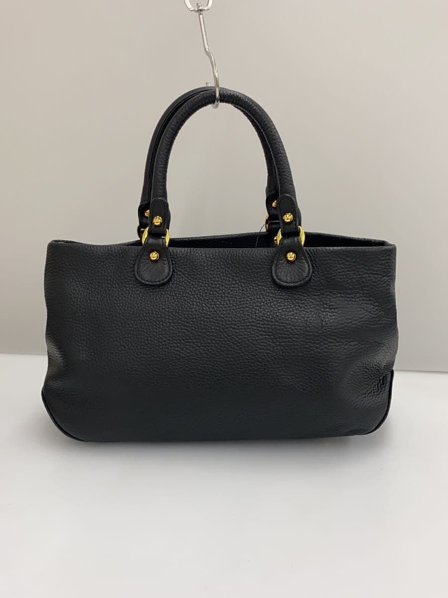 Roberta di Camerino Tote Bag Leather BLK Solid 3