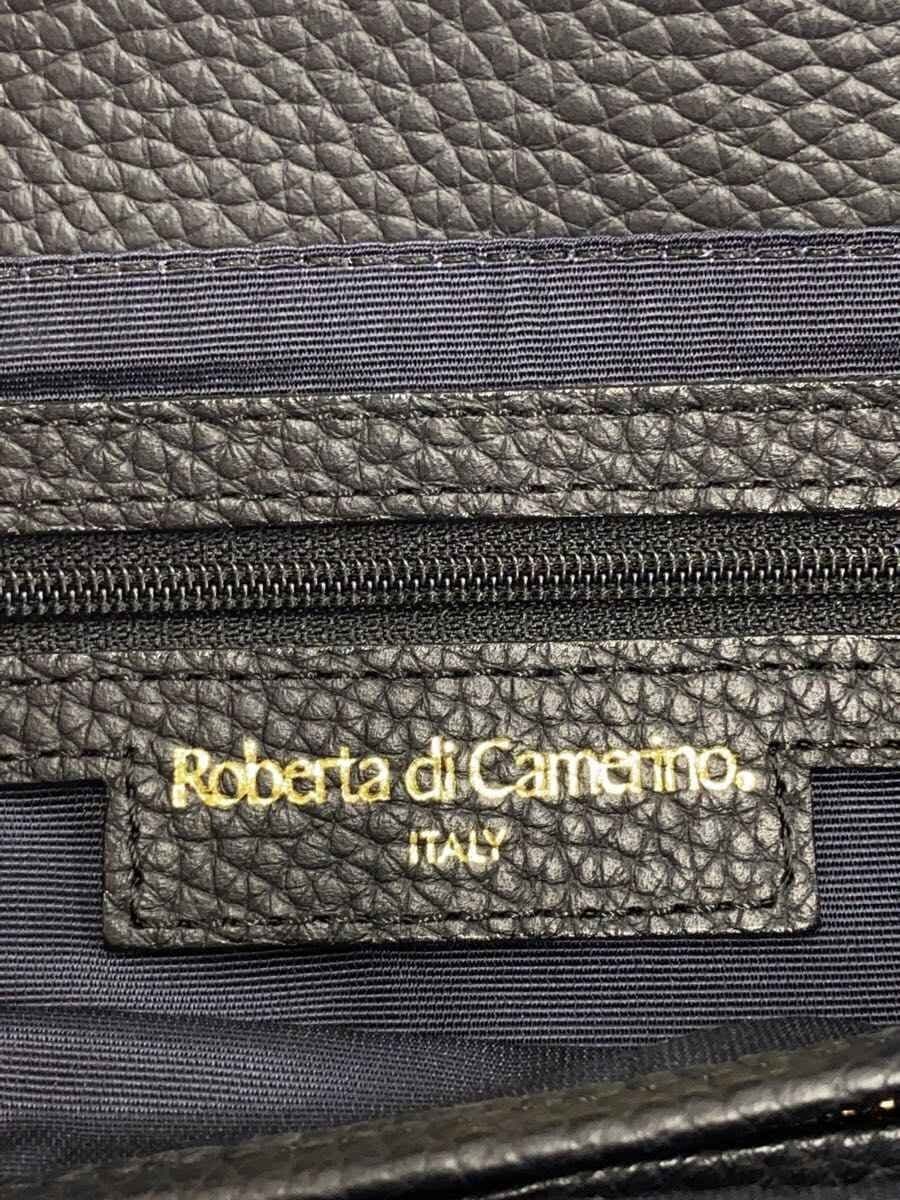 Roberta di Camerino Tote Bag Leather BLK Solid 5