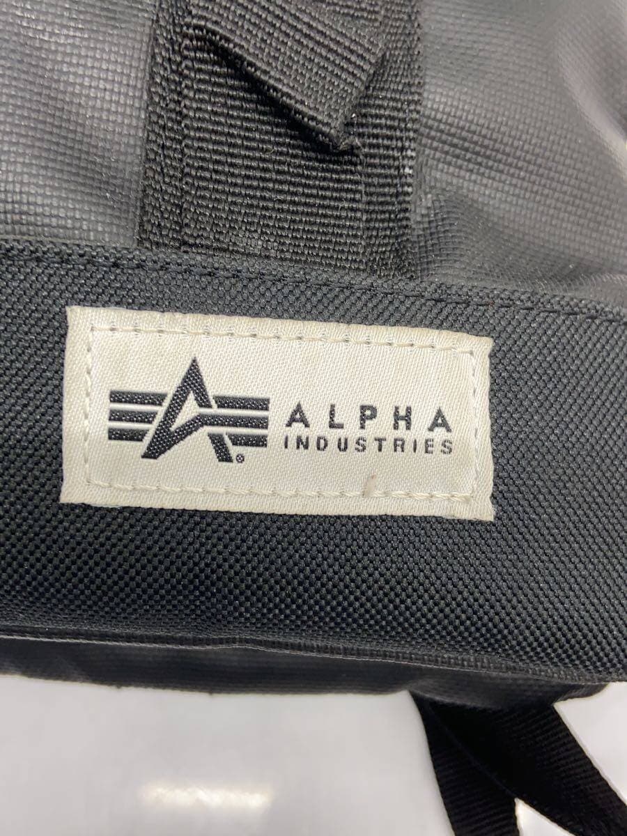 ALPHA INDUSTRIES Backpack PVC BLK Print 5