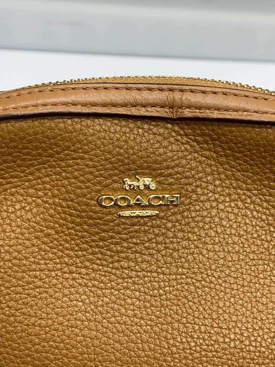 COACH Shoulder Bag Leather BRW Solid f76673 5