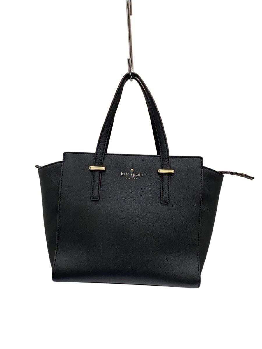 kate spade new york Tote Bag Leather BLK Solid