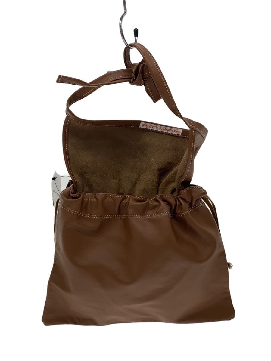 YOUNG & OLSENOLD AMERICAN LEATHER POCKET BAG Shoulder Bag Leather BRW Solid