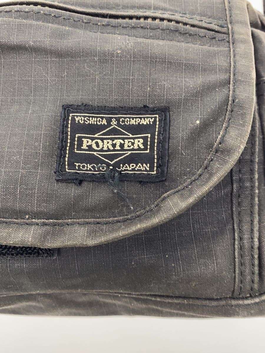 PORTER Sacoche Shoulder Bag Nylon BLK 5