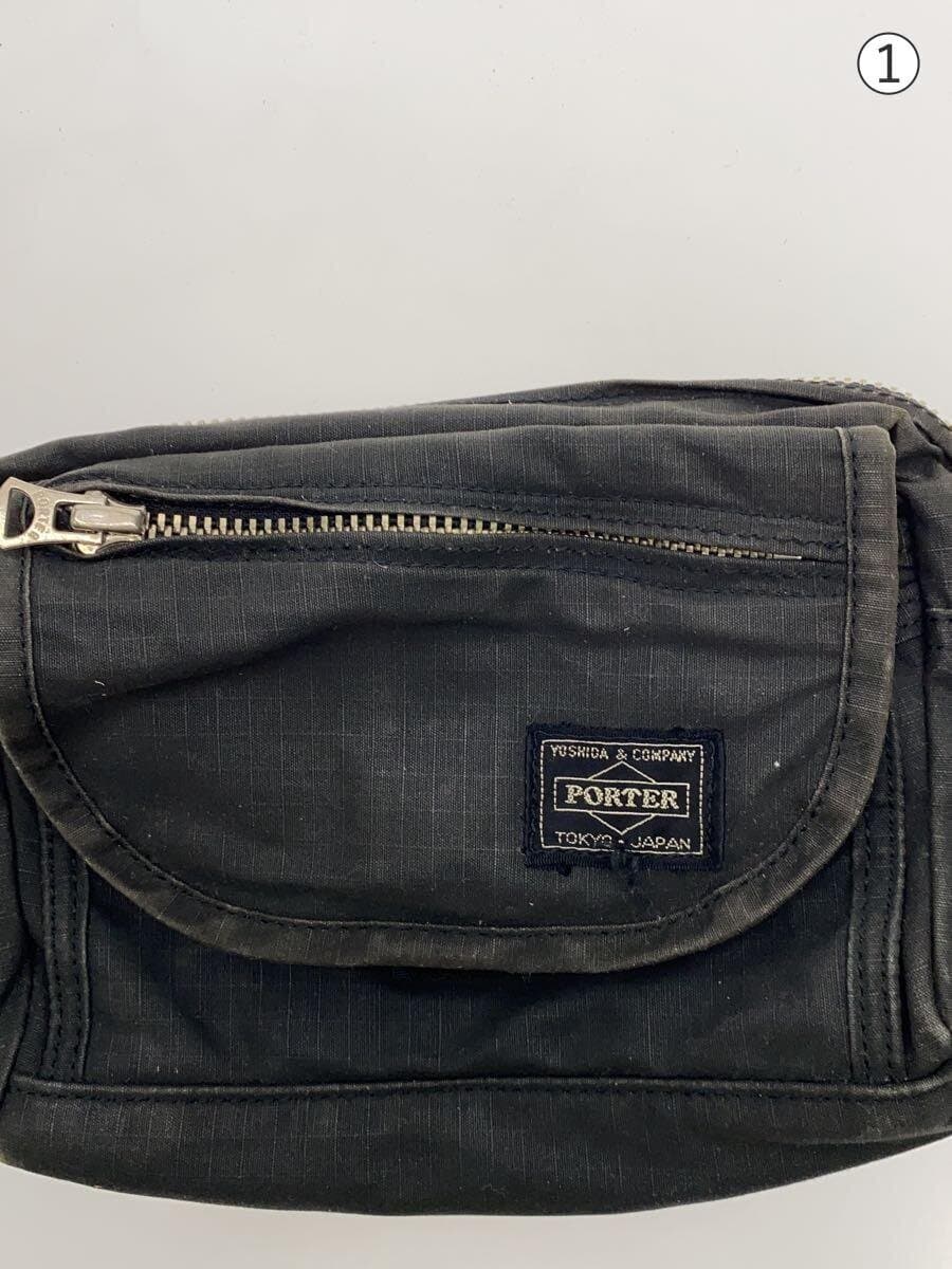 PORTER Sacoche Shoulder Bag Nylon BLK 7