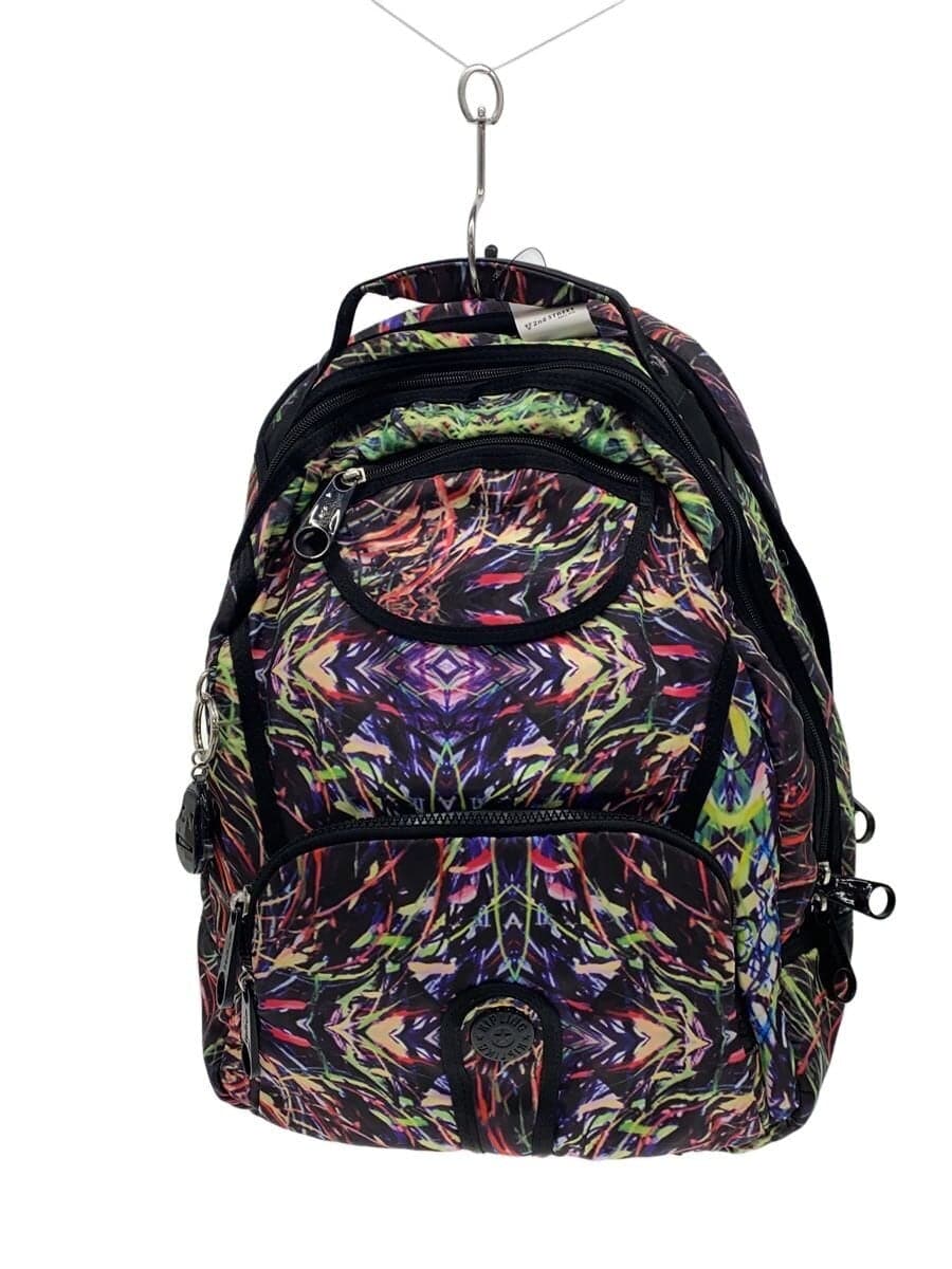 Kipling Backpack Polyester Multicolor All Over Pattern