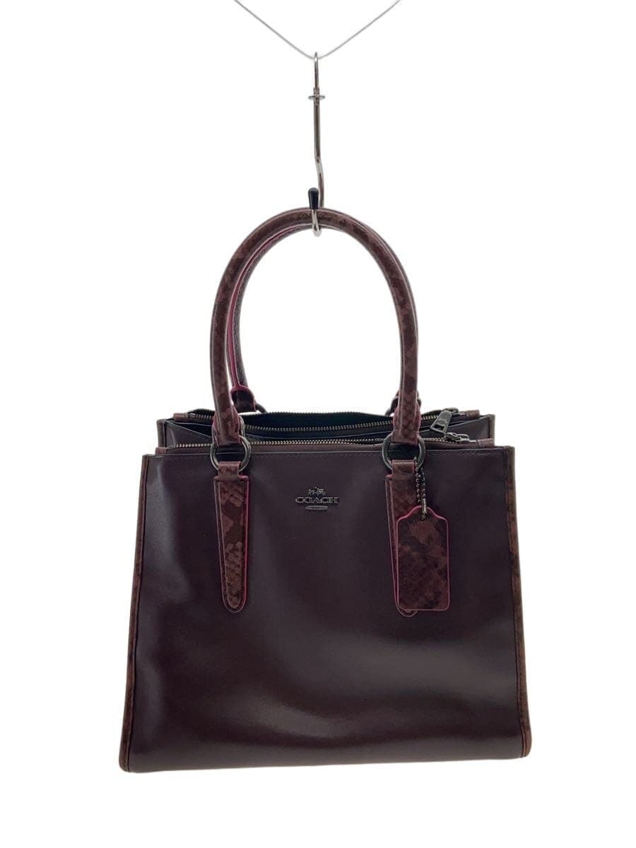 COACH Shoulder Bag Leather BRD F20896