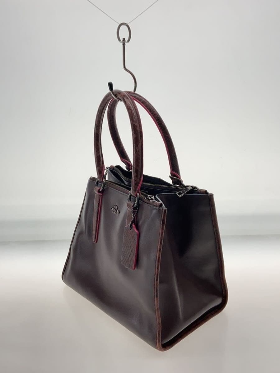 COACH Shoulder Bag Leather BRD F20896 2