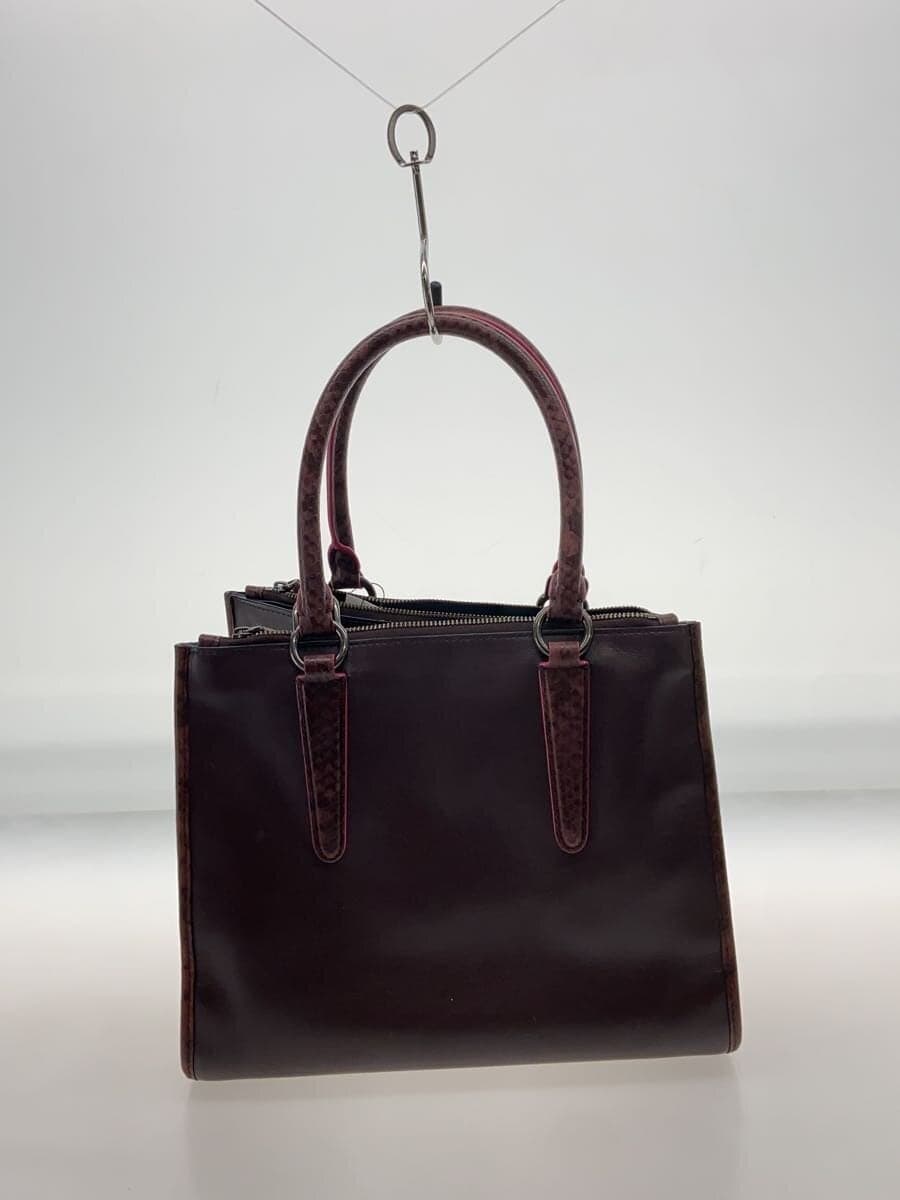 COACH Shoulder Bag Leather BRD F20896 3