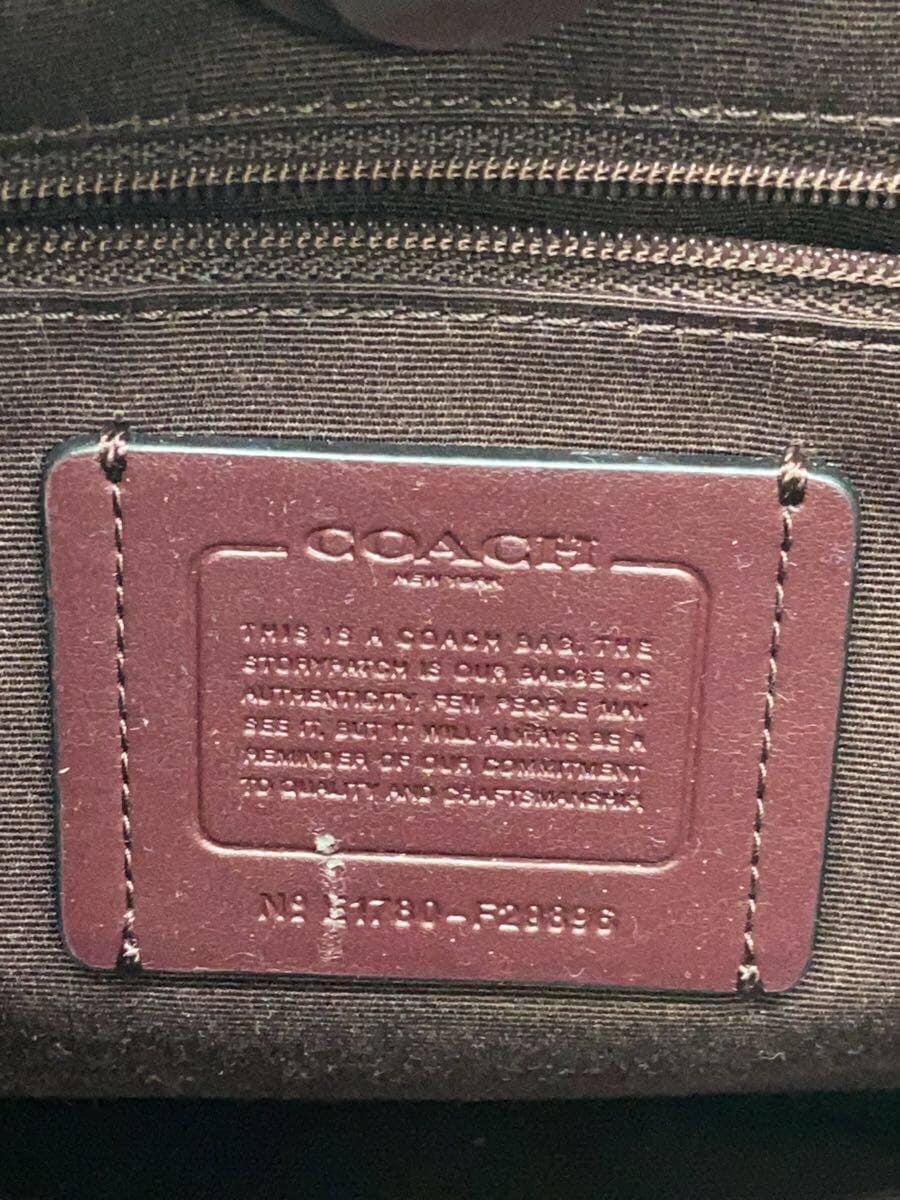 COACH Shoulder Bag Leather BRD F20896 5