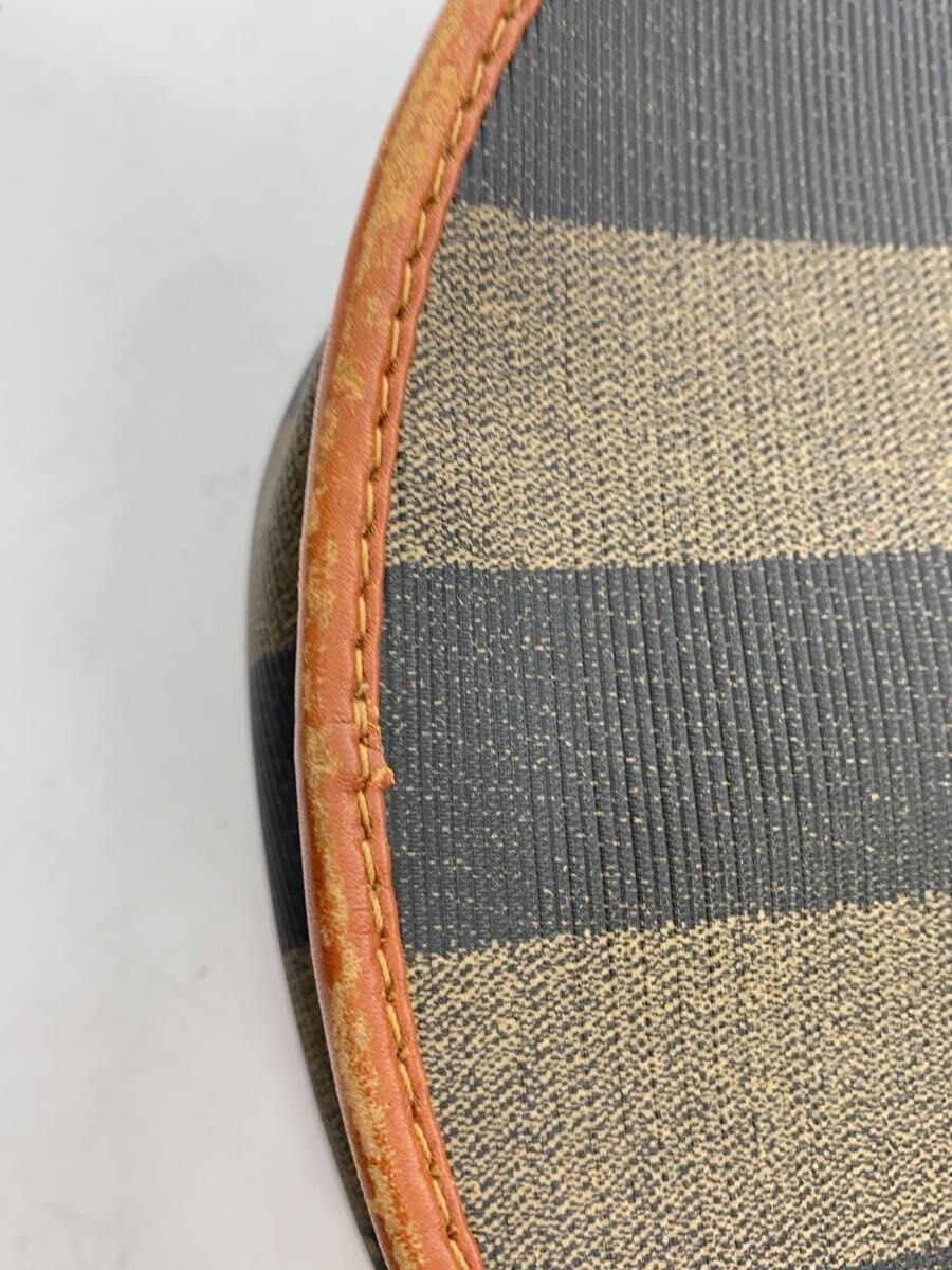 FENDI Pecan Pattern Shoulder Bag Leather KHK 8