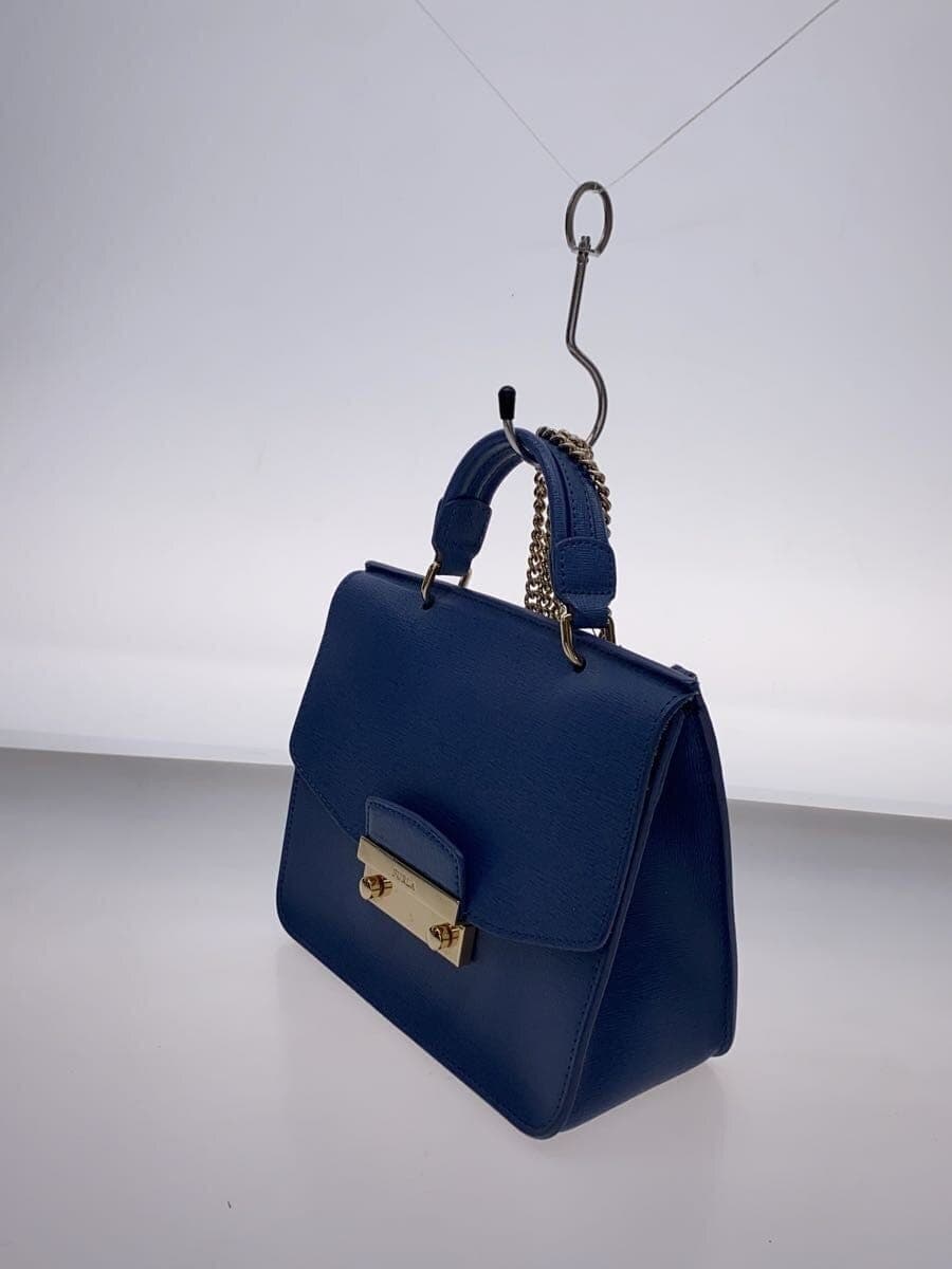 FURLA Shoulder Bag PVC Blue 2