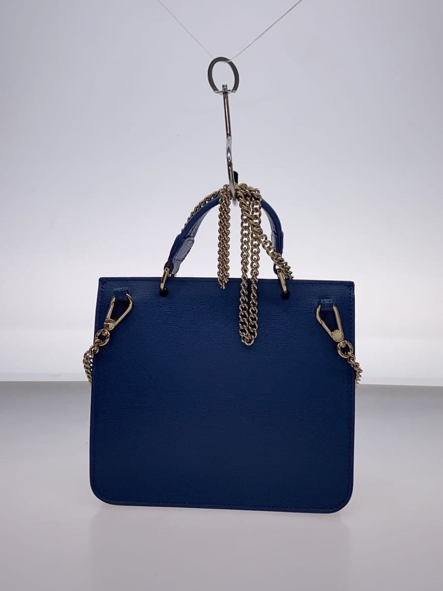 FURLA Shoulder Bag PVC Blue 3