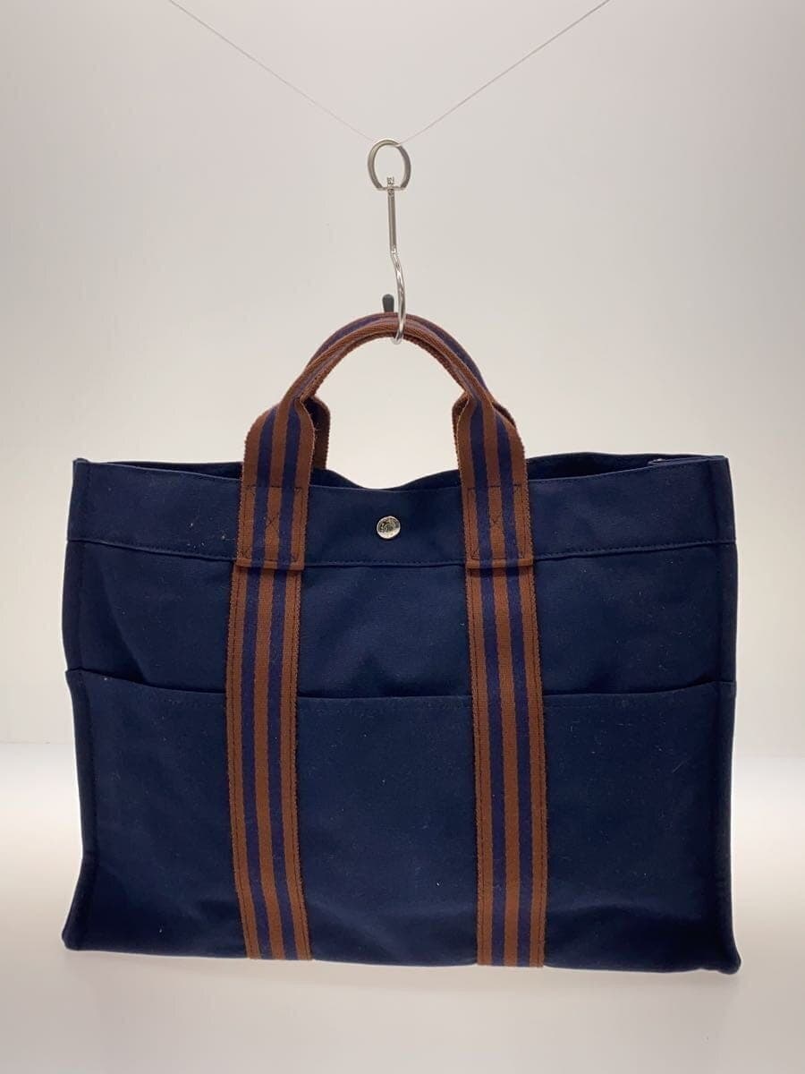 HERMES Tote Bag NVY Fourre-Tout MM 3
