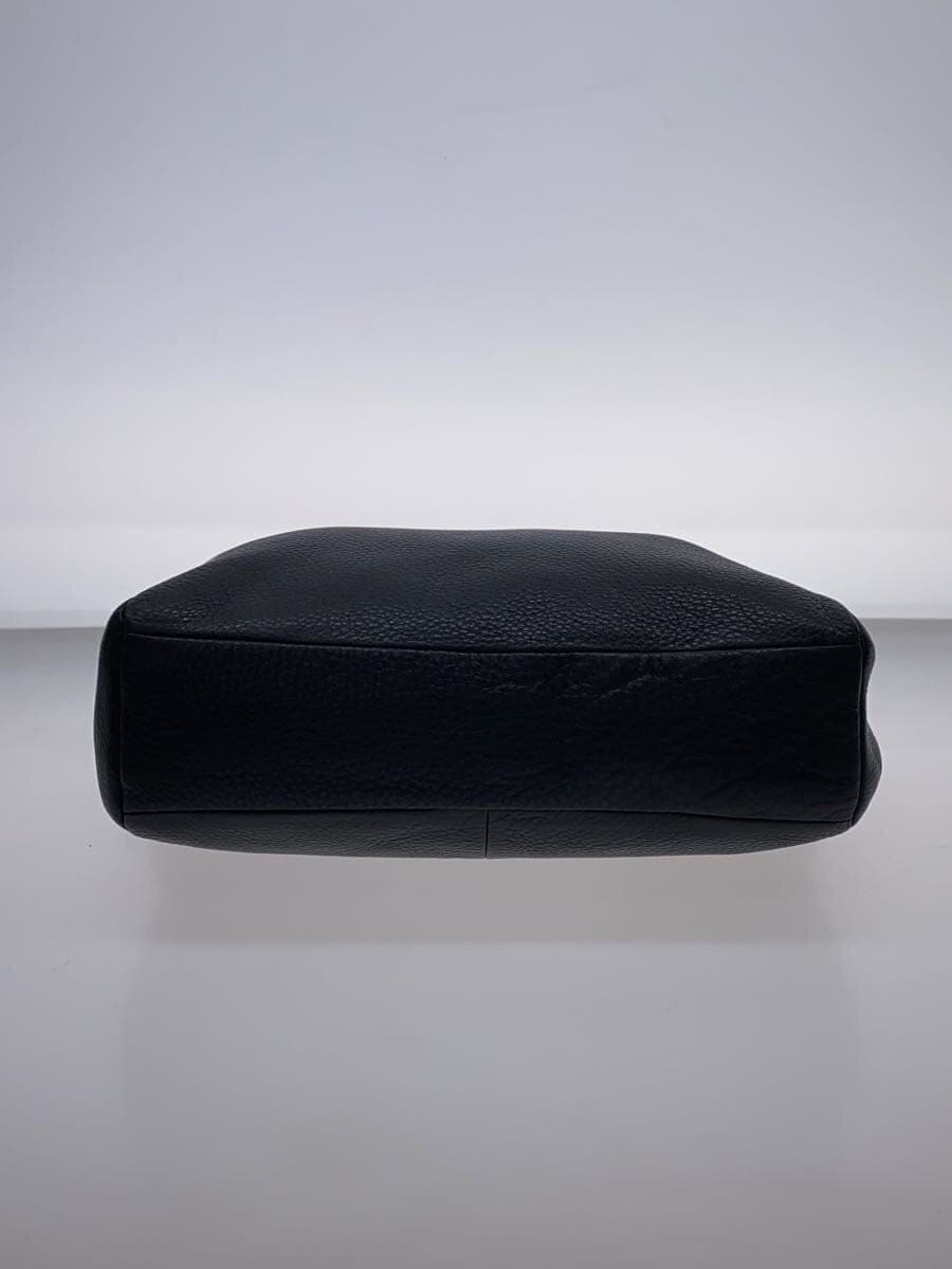 COACH Tote Bag_All Leather Leather BLK F34493 4