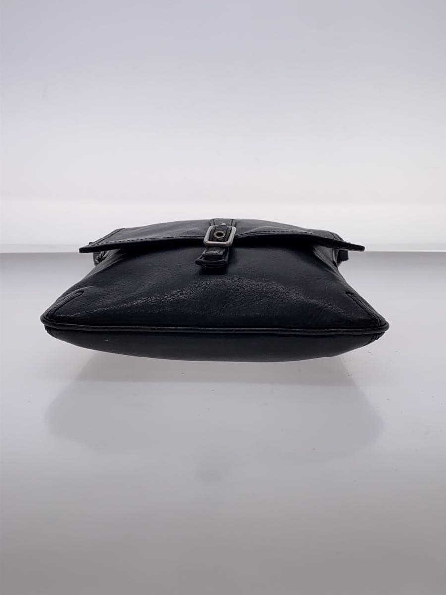 COACH Shoulder Bag Leather Black 9592 4
