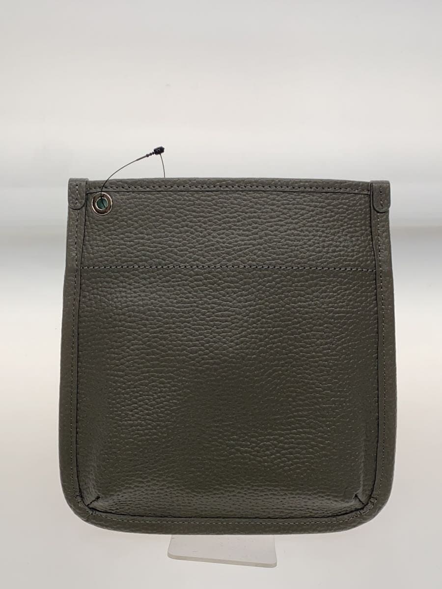 A.D.M.J. Shoulder Bag Leather GRY Solid 3