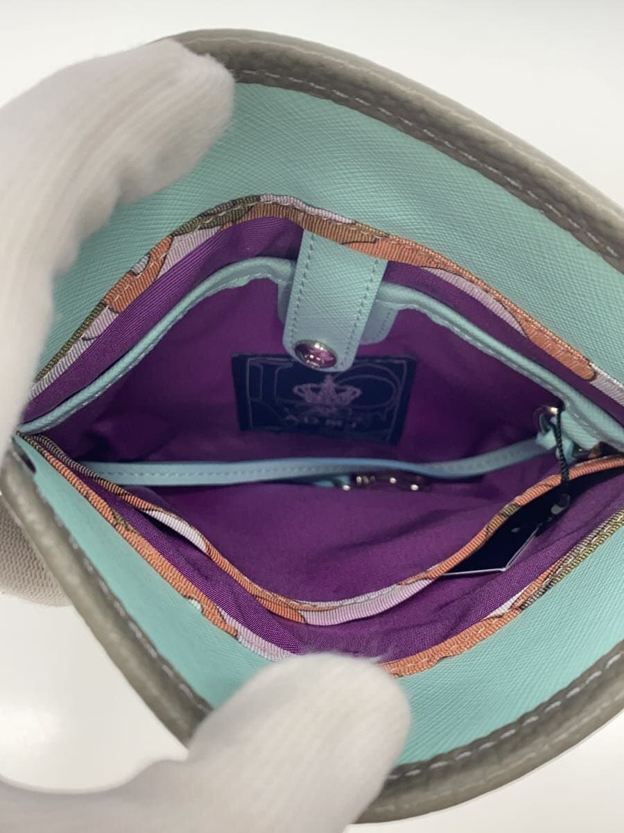 A.D.M.J. Shoulder Bag Leather GRY Solid 6