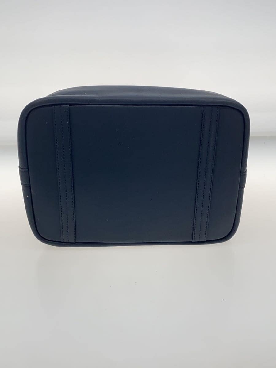 A.D.M.J. Magic Light Tricot Double Handbag Leather NVY Solid 4