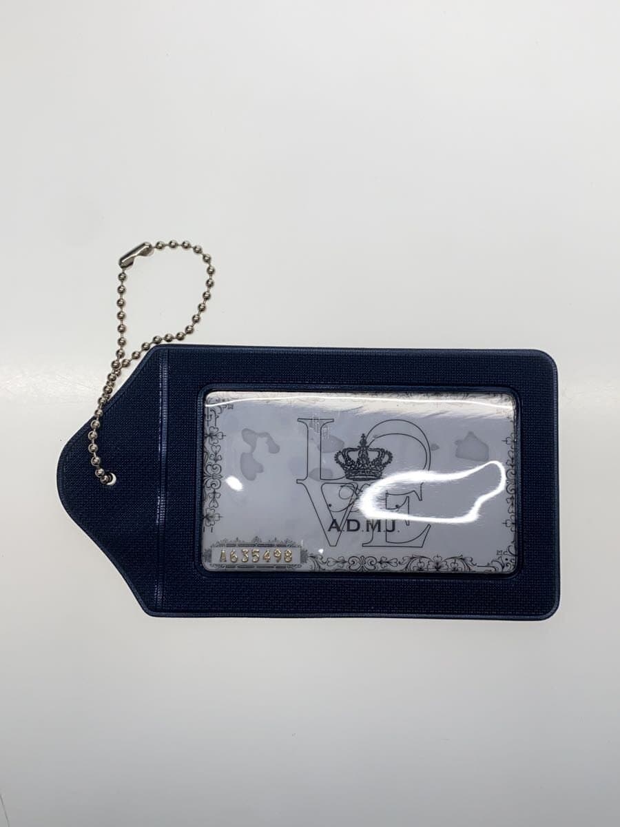 A.D.M.J. Bottom Accent Shoulder Bag Leather BLK Solid 7