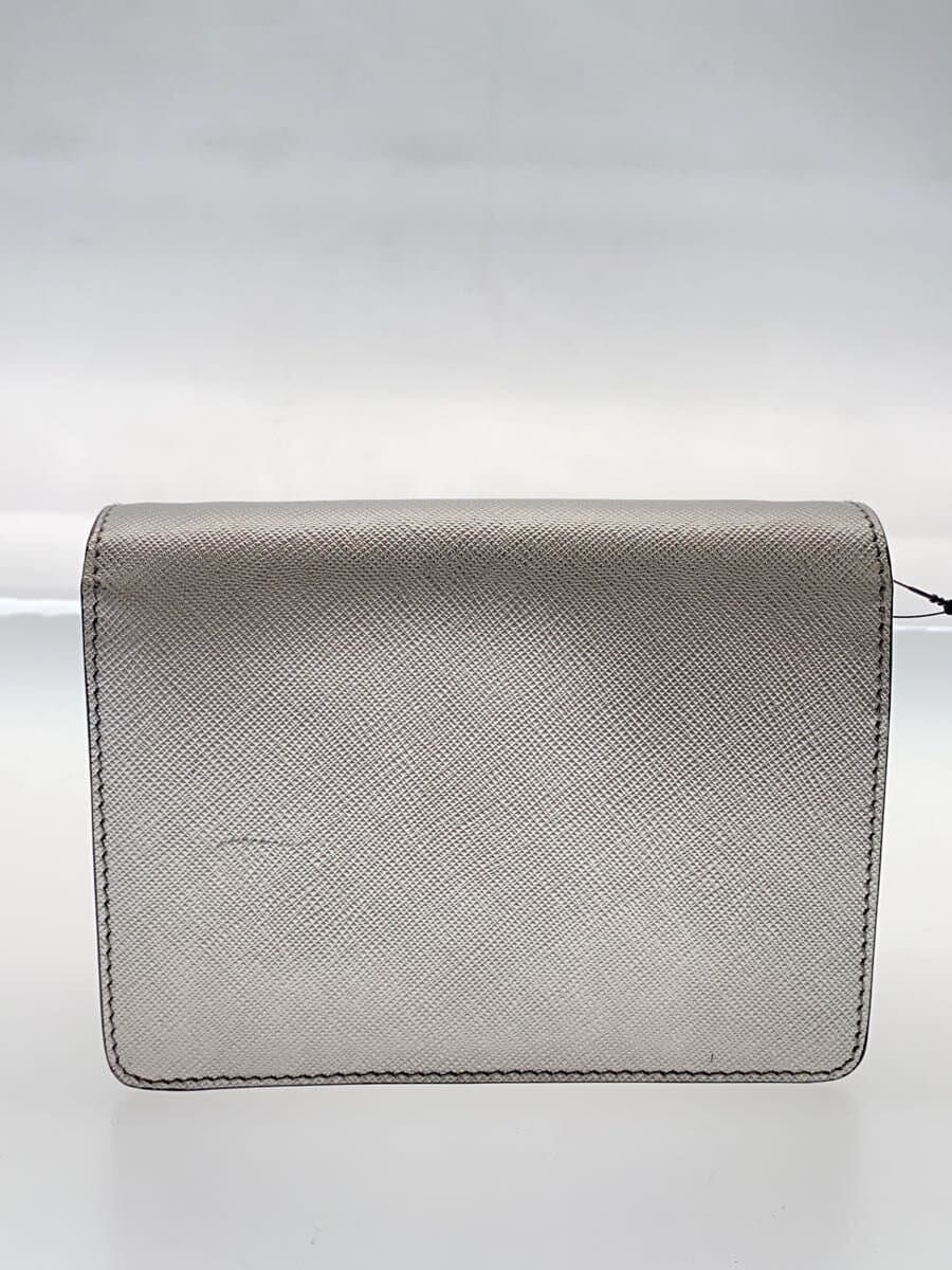 PRADA Shoulder Wallet Shoulder Bag Leather SLV 3