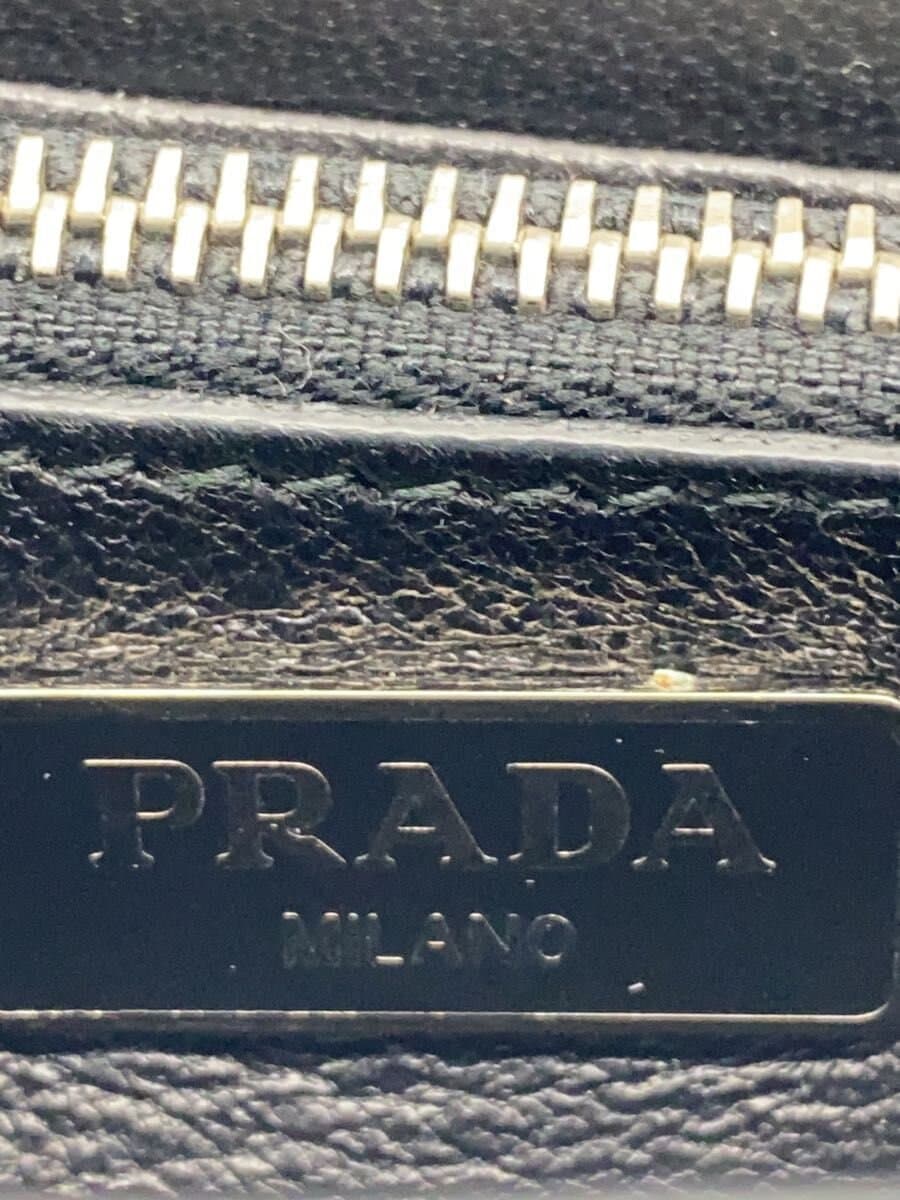 PRADA Shoulder Wallet Shoulder Bag Leather SLV 5